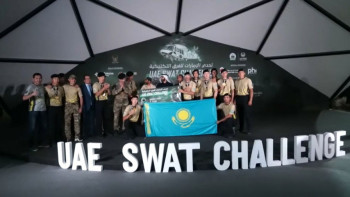 Фотография к новости: «Сұңқар» арнайы жасағы халықаралық жарыста алтын медаль жеңіп алды