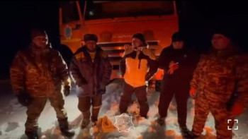 Фотография к новости: Ұлытау облысында далада қалған үш тұрғын құтқарылды