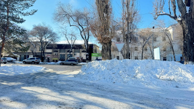 Талдықорған қаласының қары уақытылы тазаланбайды