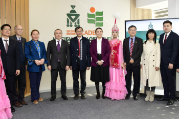 Фотография к новости: QyzPU мен Гонконг университеті арасында кәсіби даму орталығы ашылды