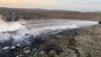 Фотография к новости: Мәскеу маңында ұшақ құлады