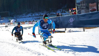 Фотография к новости: Ербол Хамитов - пара биатлоннан әлем чемпионы
