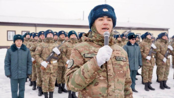 Фотография к новости: Қостанайда Ұлттық ұланның 250 сарбазы ант қабылдады