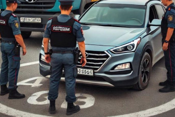 Фотография к новости: Атырауда 28 айыппұлы төленбеген көлік ұсталды