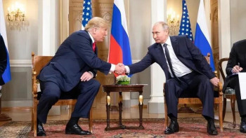 Фотография к новости: Трамп пен Путин телефон арқылы сөйлесті