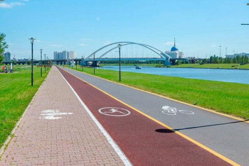 Фотография к новости: Астанадағы велосипед жолақтарының ұзындығы 77,5 шақырымға жетті