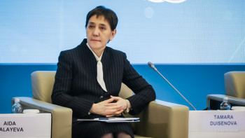 Фотография к новости: Тамара Дүйсенова Президент көмекшісі болып тағайындалды