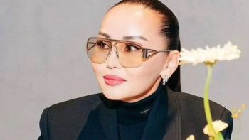 Фотография к новости: Баян Алагөзова кішкентай қызын көрсетті