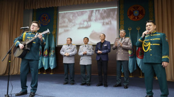 Фотография к новости: Ұлттық ұланда ауған ардагерлері ұлықталды