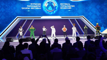 Фотография к новости: "Жұмысшы мамандықтарының қаласы" фестивалі қалай өтті