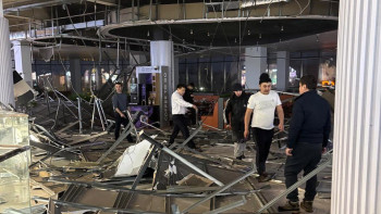 Фотография к новости: Екібастұзда сауда үйлерінің бірінде аспалы төбе опырылып түсті