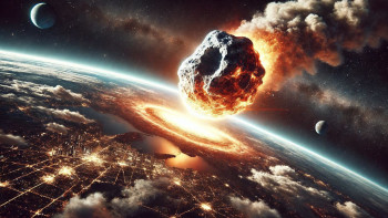 Фотография к новости: "500 есе алып жарылыс болады". NASA 2032 жылы Жерге астероид құлауы мүмкін екенін ескертті