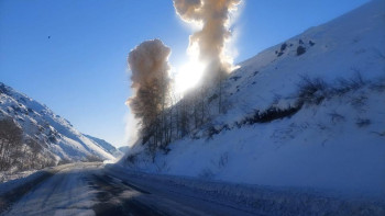 Фотография к новости: Алматы облысының тауларында қар көшкіні жүру қаупі бар