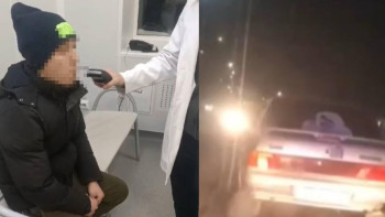 Фотография к новости: Жамбыл облысында көлік тізгіндеген 15 жастағы жасөспірім полициядан қашқан