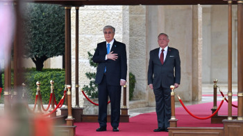 Фотография к новости: Әл-Хусейния сарайында Тоқаевты салтанатты қарсы алу рәсімі өтті