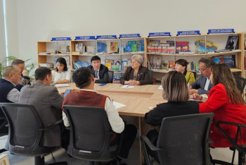 Фотография к новости: Түркістанда заң үстемдігін нығайту мақсатында дөңгелек үстел өтті