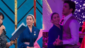 Фотография к новости: Белгілі әнші анасының мерейтойын дүркіретіп өткізді