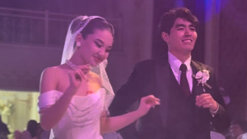 Фотография к новости: Жас жұбайлардың ерекше биі көпті таңғалдырды