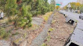 Фотография к новости: Талдықорғанда су желілерінен ақау шықты