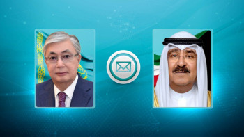 Фотография к новости: Президент Кувейт мемлекетінің Әміріне құттықтау жеделхатын жолдады