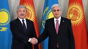 Фотография к новости: Мемлекет басшысы Қырғызстан министрлер кабинетінің төрағасын қабылдады