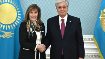 Фотография к новости: Тоқаев Халықаралық сот әкімшілігі қауымдастығының президентін қабылдады