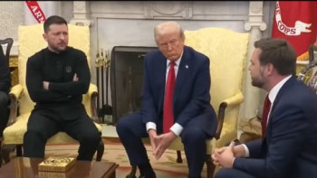 Фотография к новости: Келіссөздер сәтсіз аяқталды: Зеленский Ақ үйден ерте кетті