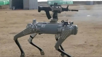 Фотография к новости: Қытайда робот-иттер әскери мақсатта қолданыла бастайды