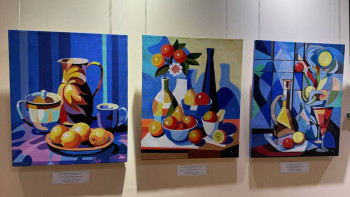 Фотография к новости: Алматыда 80-нен асқан қарттардың туындылары көрмеге қойылды