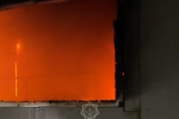 Фотография к новости: Қостанайда 200 тонна ұн тиелген тепловоз өртенді