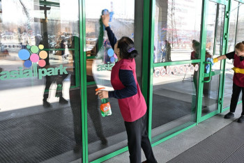 Фотография к новости: "Таза Қазақстан".  "Алматы – ортақ үйіміз" экологиялық акциясы жалғасуда