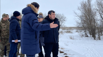 Фотография к новости: Төтенше жағдайлар министрі су тасқыны қаупі бар өңірлерді тексеруді жалғастыруда