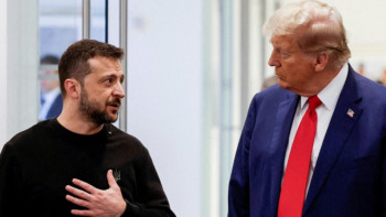 Фотография к новости: Зеленский Трамппен екінші рет кездесетін болды