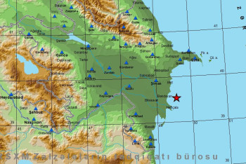 Фотография к новости: Каспий теңізінде жер сілкінді