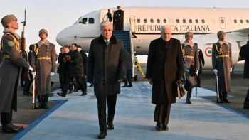 Фотография к новости: Астанаға Италия президенті келді