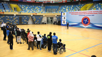 Фотография к новости: Боччадан республикалық турнирдің жеңімпаздары марапатталды