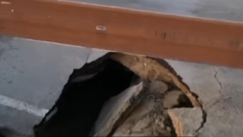 Фотография к новости: Жетісуда көпірді су шайып кетті