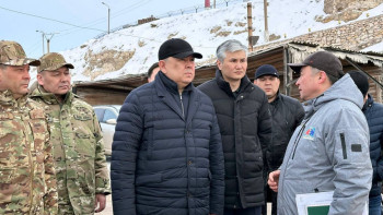 Фотография к новости: Ұлытау өңірінің көктемгі су тасқынына дайындығы тексерілді