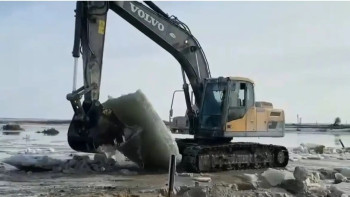 Фотография к новости: Ақтөбе облысында тасқын су уақытша өткелді шайып кетті