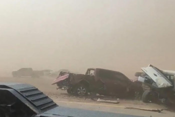 Фотография к новости: Дауыл мен қатты құйыннан 16 адам қаза тауып, ормандар өртеніп жатыр