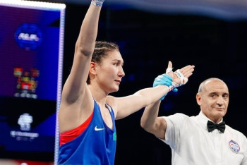 Фотография к новости: Қыздар "қырып" салды: Аида Әбікеева – алтын медаль иегері