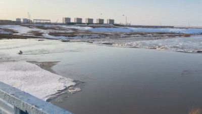 Ақтөбе облысындағы айналма жолда су тасыды