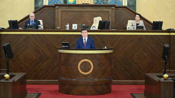 Фотография к новости: Қошанов: "Халықпен бірге" қағидасы президент саясатының негізгі өзегіне айналды