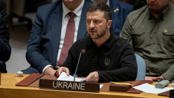 Фотография к новости: Зеленский Путин-Трамп келіссөзі туралы: "Біз салат та, компот та емеспіз"