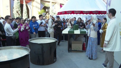 Түркістанда 2 жарым тонна наурыз көже әзірленді