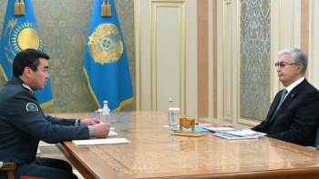 Фотография к новости: ТЖМ министрі Тоқаевқа су тасқыны жөнінде ақпарат берді