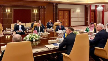 Фотография к новости: Украина мен АҚШ делегациялары кездесті