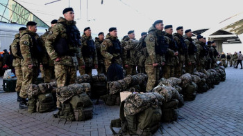 Фотография к новости: Астанаға аймақтардан әскерилер келе бастады