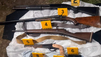 Фотография к новости: "Қаңтар оқиғасы" кезінде ұрланған қару-жарақ тәркіледі