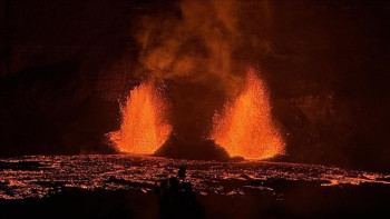 Фотография к новости: Гавай аралында әлемдегі ең биік жанартау оянды